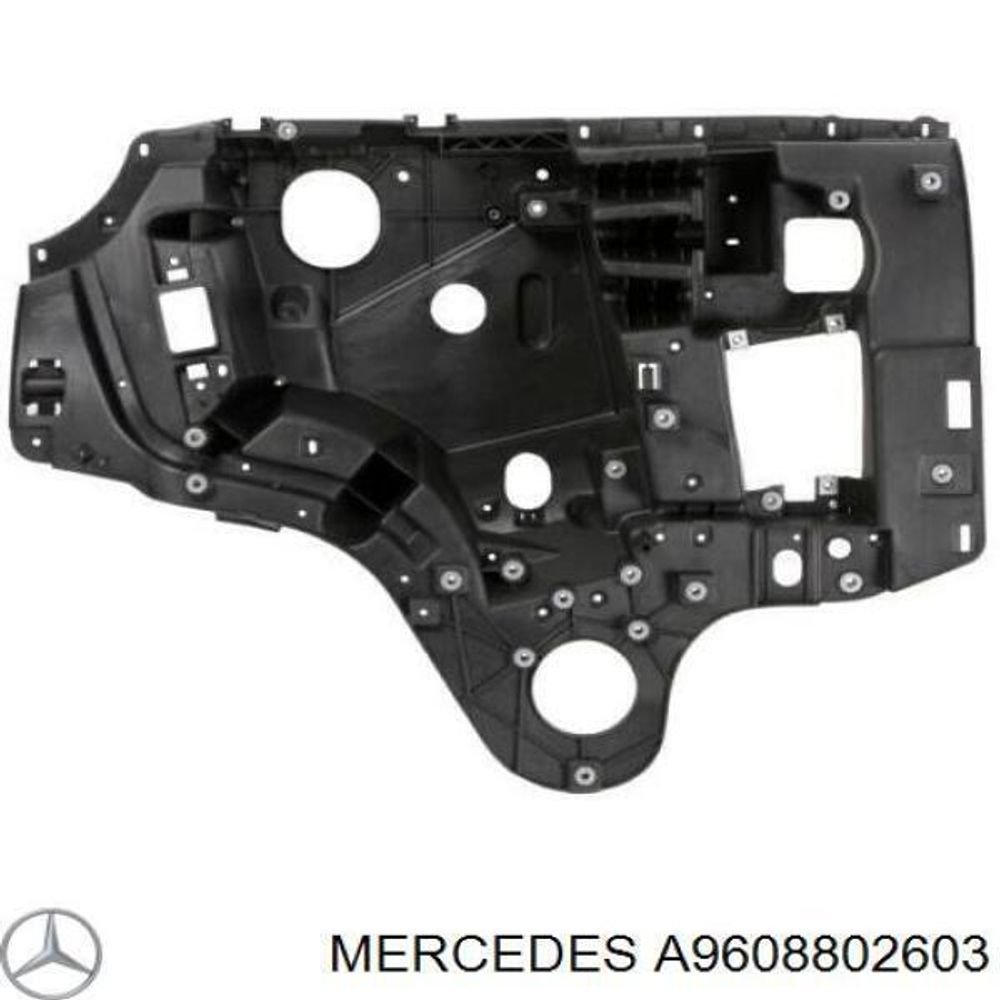 Корпус фары левый Mercedes MP4 (низкий) 9608802603