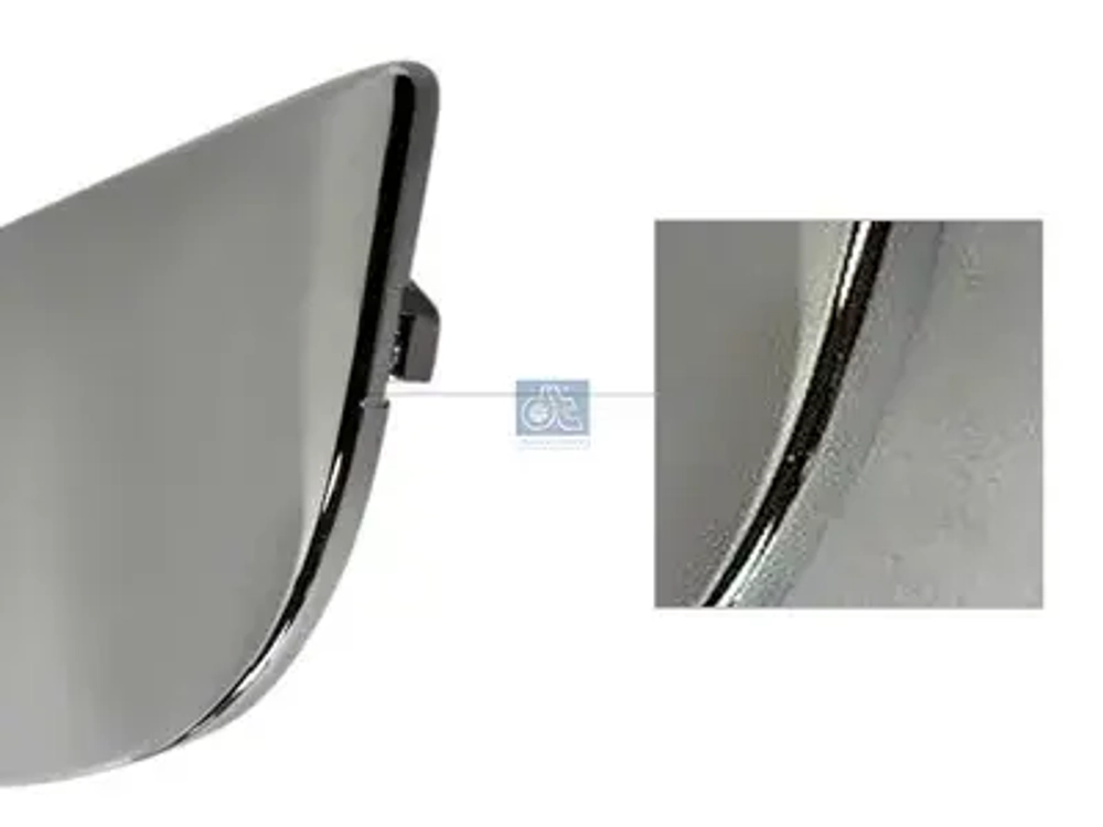 Крышка в угол бампера левая (хром)Scania 6