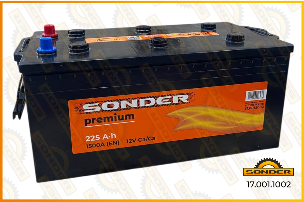 Аккумулятор 225Ah 1500А + слева 518x276x242