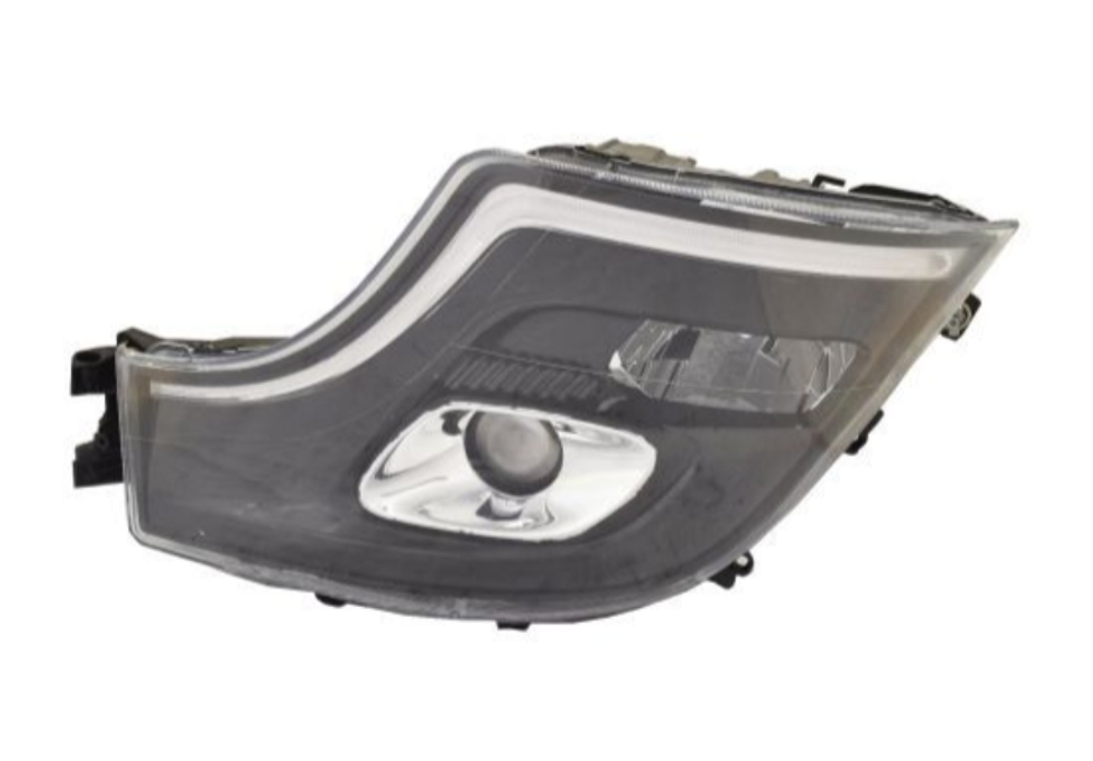 Фара левая мерседес актрос MP4 MP5 с ДХО