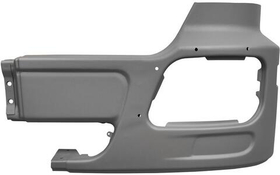 Угол бампера левый мерседес актрос MP2/3 (металл) без отв. под п\т