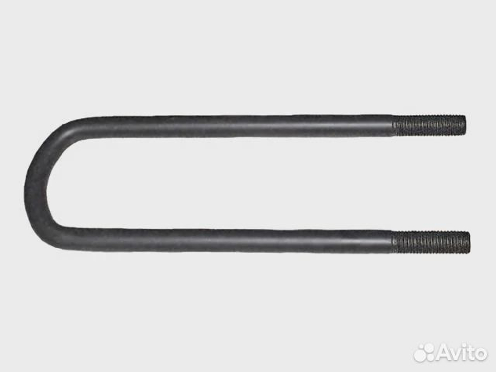 Стремянка рессоры U-образная 80xM20x2.5x310 с гайк