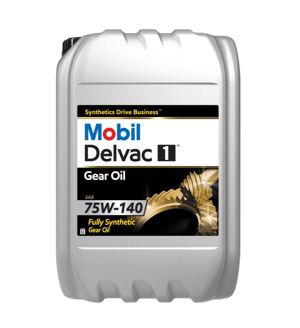 Масло трансмиссионное Mobil Delvac 1 Gear Oil 75W140 (20L) синт. API GL-5
