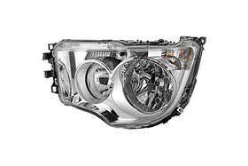 Фара левая мерседес актрос MP4 (с ДХО)