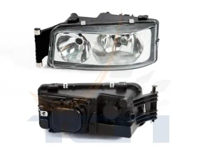 фара левая MAN TGA TGS TGL TGM [с ручной регулировкой]