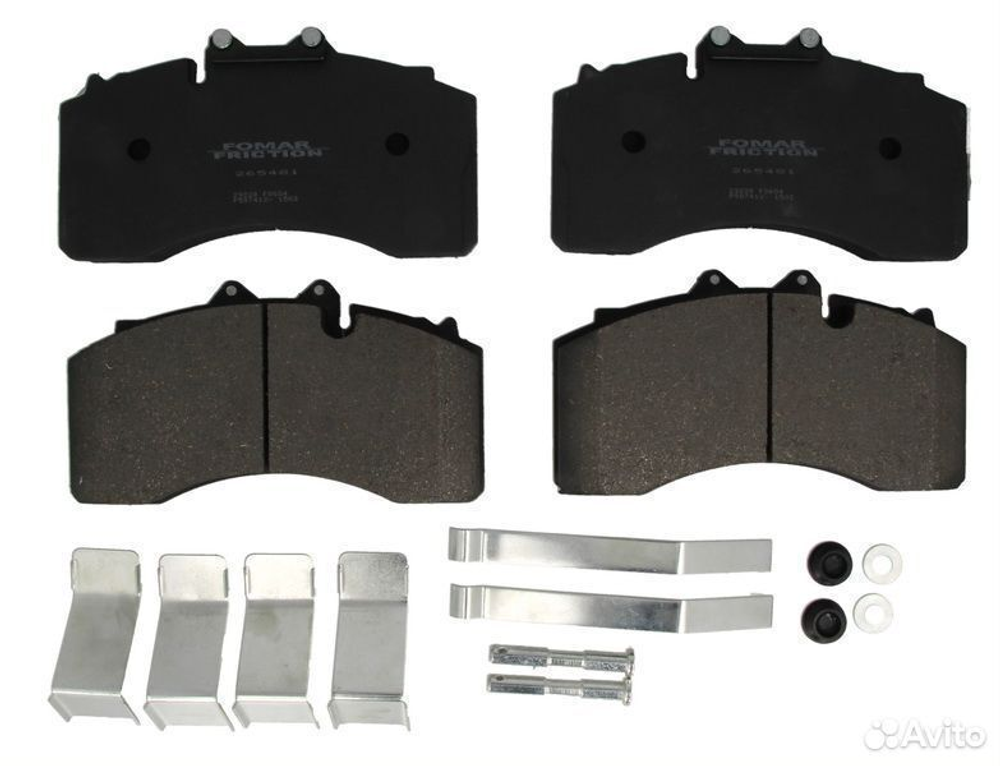 Колодки дисковые 210x92.5x30.отв. датч.5мм BPW (05