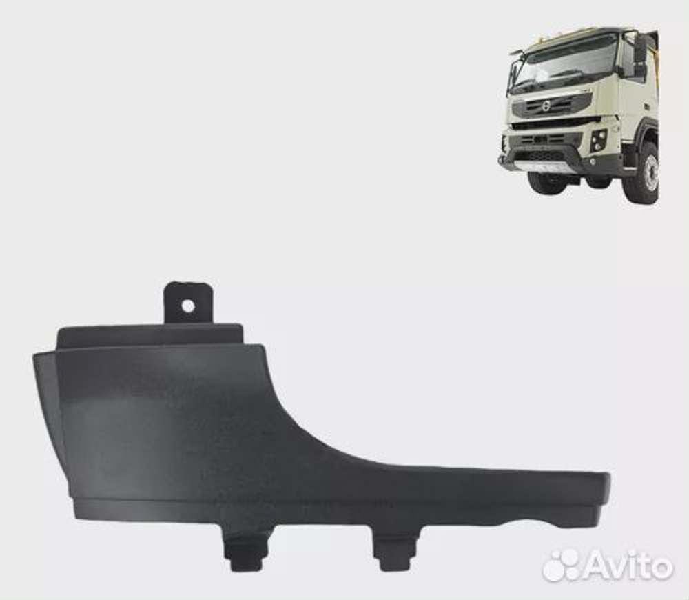 Панель бампера правая volvo