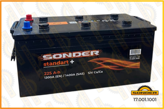 Аккумулятор Standart+ 225Ah 1300А + слева 518x276x242