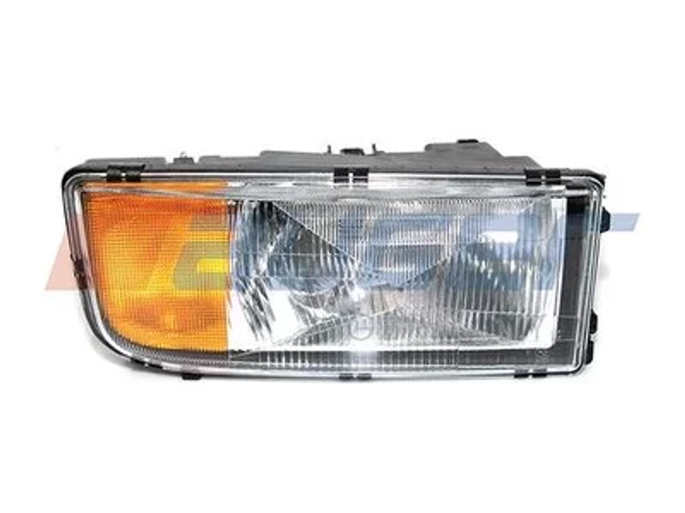 Фара правая мерседес актрос MP1 желтый поворотник с корректором