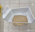 Подножка нижняя левая MAN TGA LX (белая)
