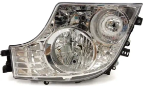 Фара левая мерседес актрос MP4 с ДХО ручная регулировка