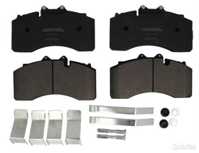 Колодки дисковые 210x92.5x30.отв. датч.5мм BPW (05