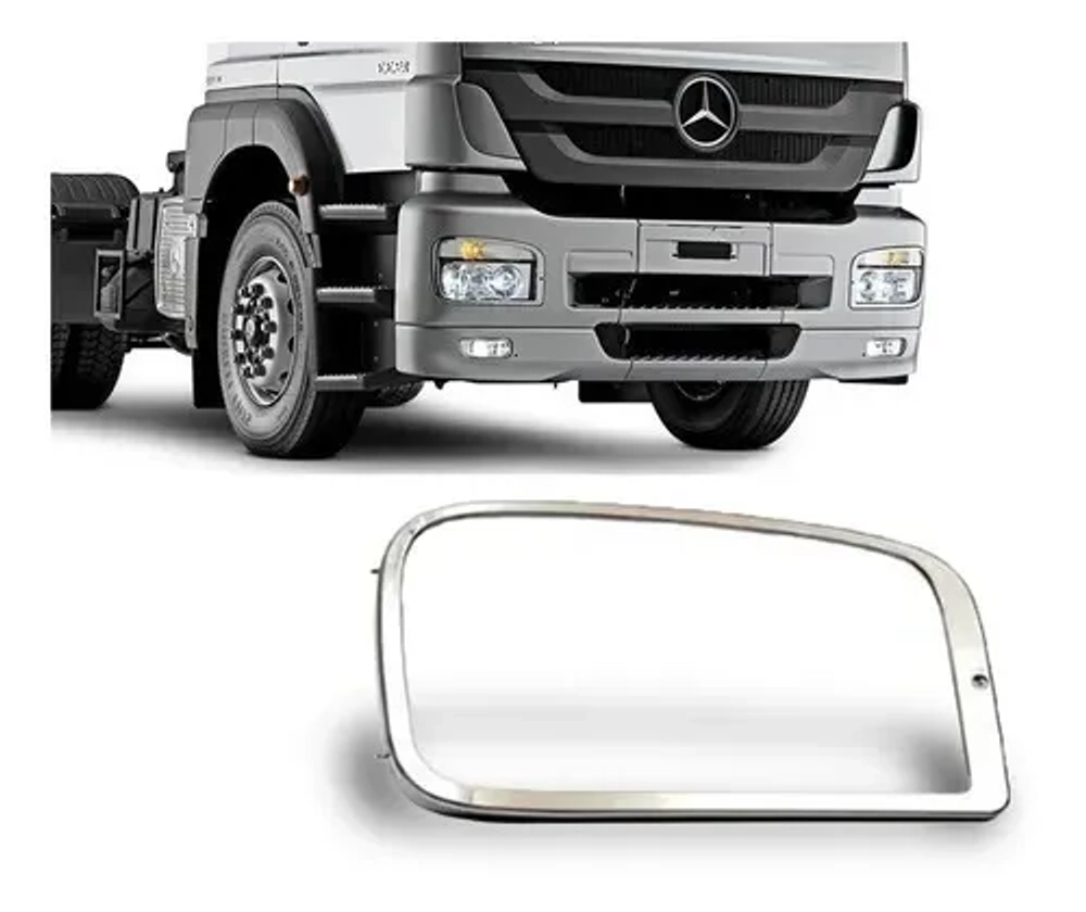 Облицовка фары правая мерседес аксор хром